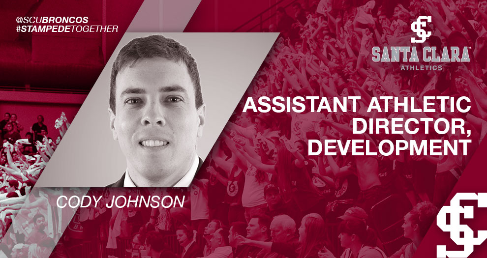 Santa Clara Athletics Adds Cody Johnson as Assistant Athletic Director, Development