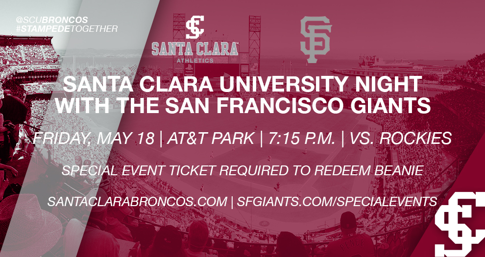 College Night with the San Francisco Giants Set for May 18