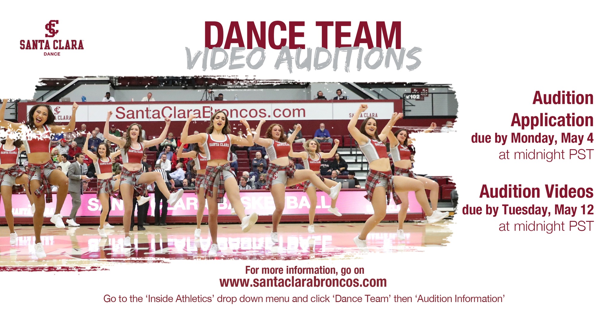 Dance Team Auditions Set for May