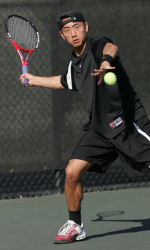 Men's Tennis Wins the First of Two Matches This Weekend