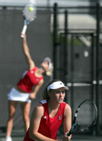 Seniors Erika Barnes and Casey Knutson Named WCC Doubles Team of the Month for April