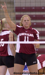 Volleyball Sweeps Saint Mary's