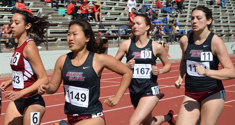 Julia Wood (10) ran a personal best in the 800m race and also competed at 1500m Friday.