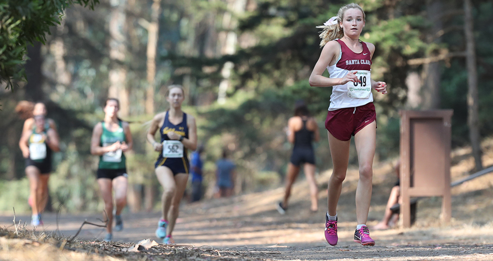 Freshman Janie Nabholz led all Bronco runners in her second race with the team on Saturday morning.