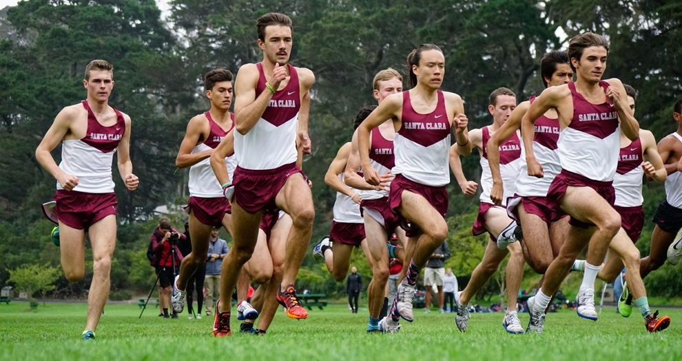 Santa Clara's men race at the 2016 Speedway Duals. The Broncos begin 2017 at the same venue — Hellman Hollow Meadow — on Sept. 2.