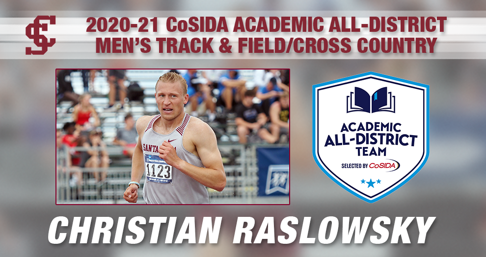Raslowsky Named 2020-21 CoSIDA Academic All-District® for Men's Track & Field/Cross Country