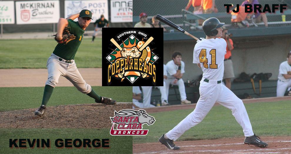Baseball's Braff, George Featured in Article with Southern Ohio Copperheads