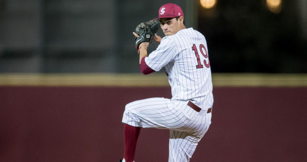 White Strikes out a Career-High 11; Baseball Falls to UMass Lowell