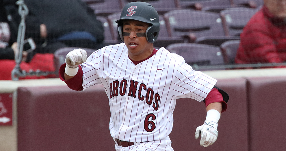 Kert Woods is hitting .302 in 14 conference games this season.