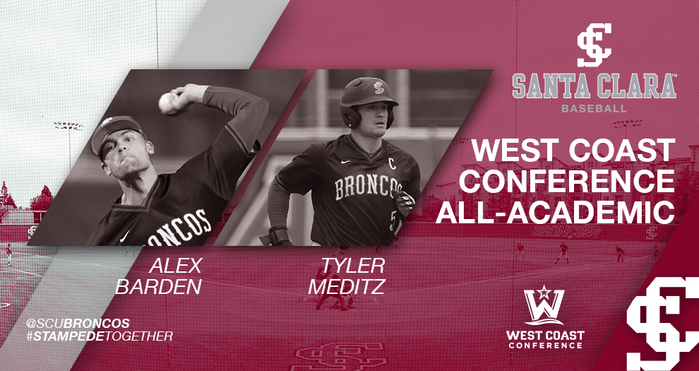 Two Baseball Student-Athletes Earn WCC All-Academic Honors
