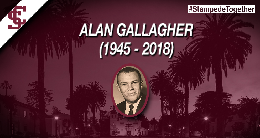 Alan Gallagher (1945-2018), Santa Clara Hall of Fame Baseball Star