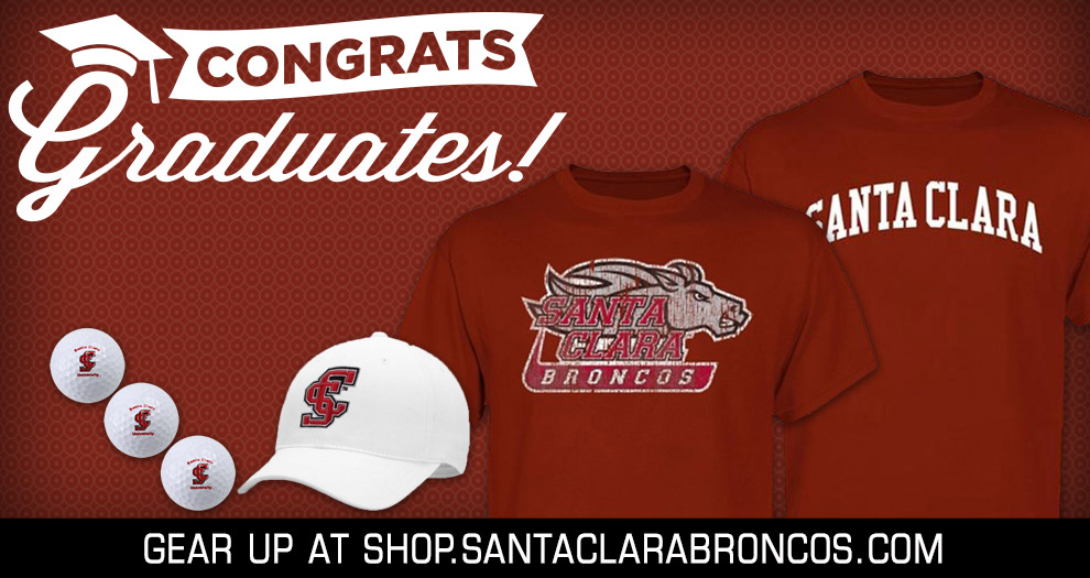 Attention 2014 SCU Graduates/Alums & Those Looking for Bronco Father's Day Gifts: Receive 10% Off the Broncos' On-Line Store Now!