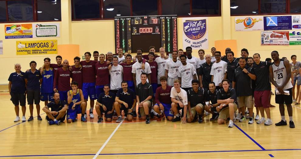 Men’s Basketball Wins Opener on Italy Exhibition Tour