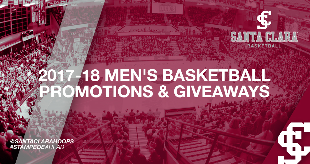 Men’s Basketball Promotions and Giveaways Schedule Set