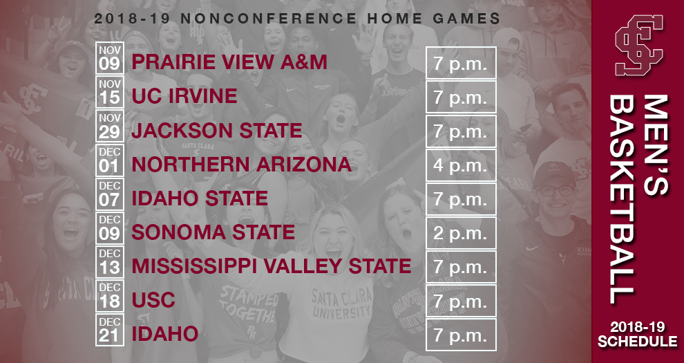 Men’s Basketball Nonconference Game Times Set