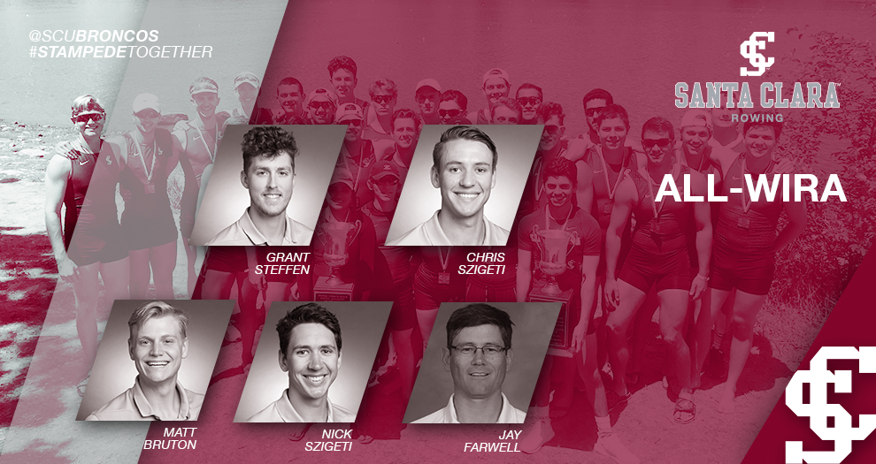 Men's Rowing Has Four Named All-WIRA, Farwell Named Coach of the Year