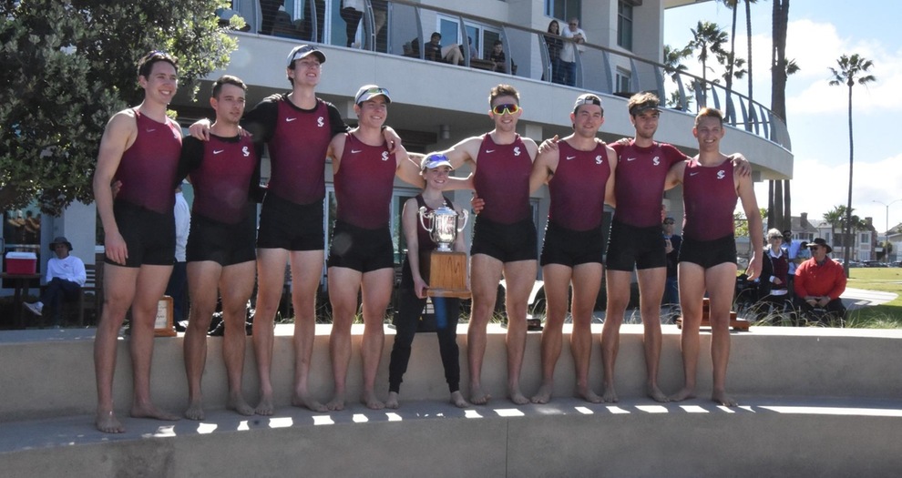 Men's Rowing Finishes Third at California Challenge Cup