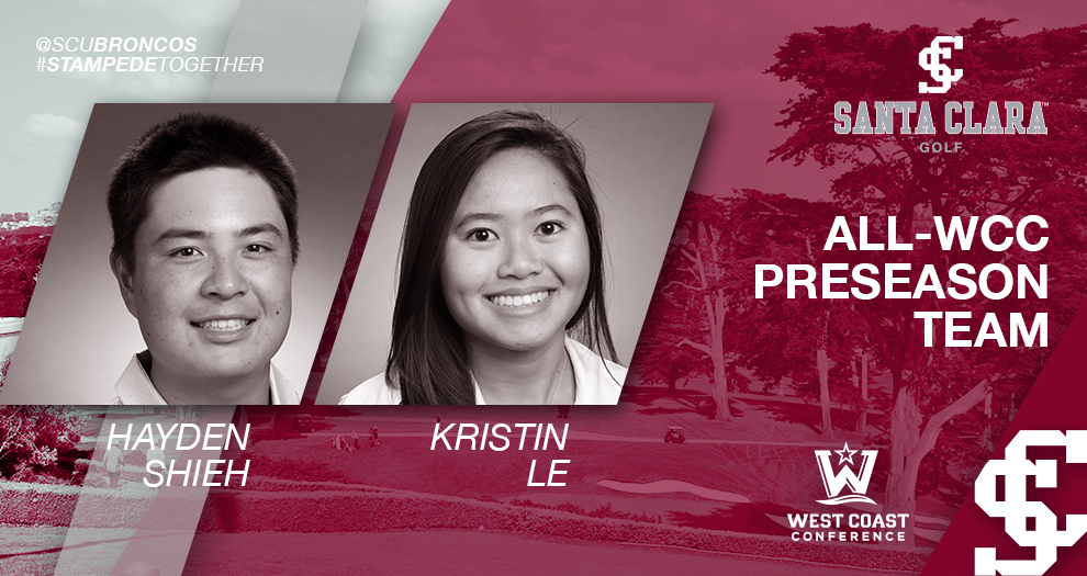 Two Golfers Voted Preseason All-WCC