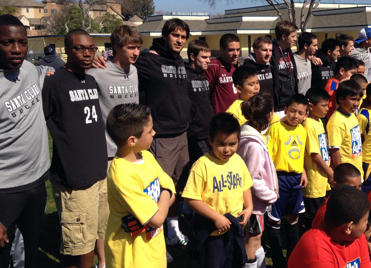 SCU Men’s Soccer Initiates Community Service Project in Conjunction with Bay Area After-School All-Stars