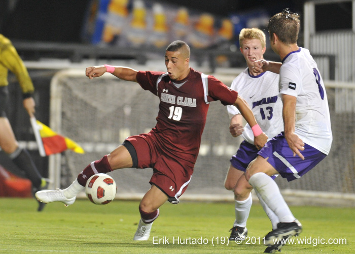 Santa Clara and San Diego Playing for WCC Soccer Championship