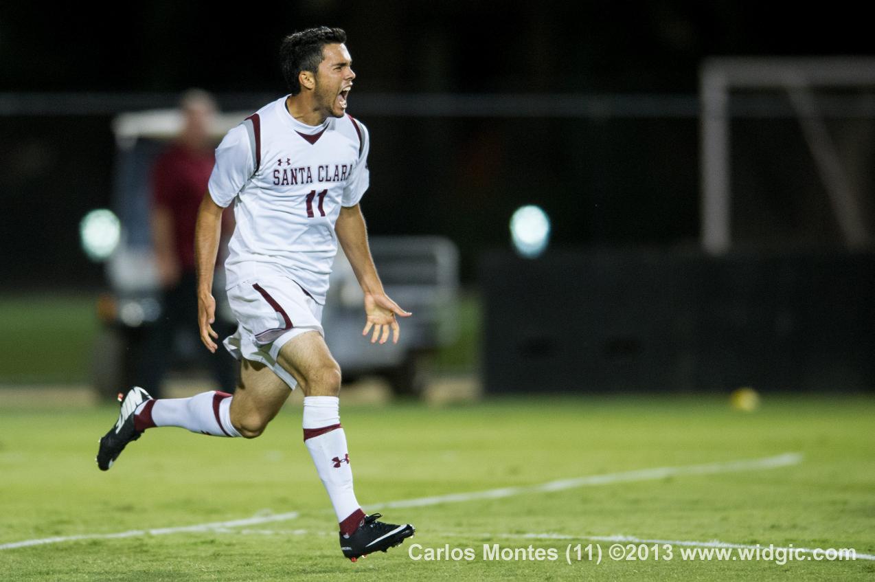 Mens Soccer Sweep Gonzaga; Carlos Montes with Second Game-Winner of the Weekend