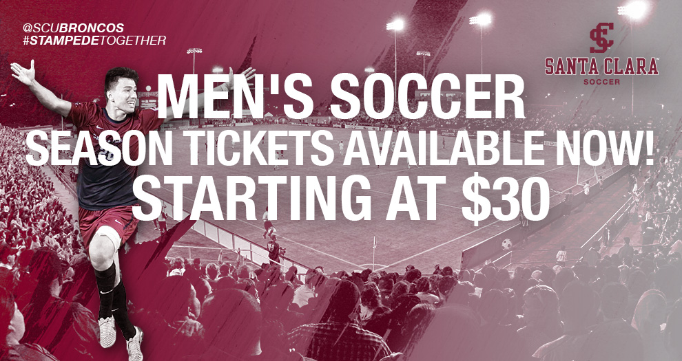 Men's Soccer Season Tickets Available