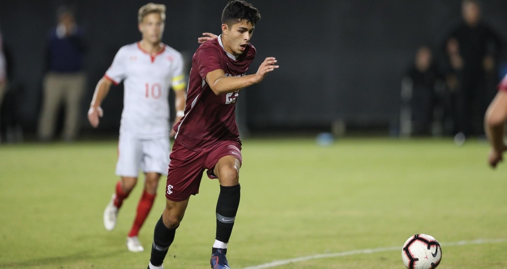 Men’s Soccer Edged, 2-1, by No. 8 Saint Mary’s in WCC Opener