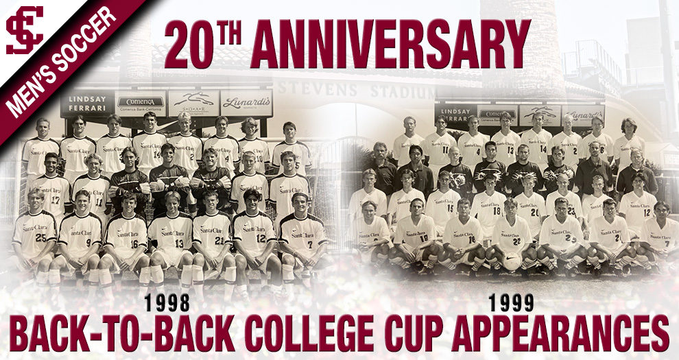 Men’s Soccer to Recognize 1998 & 1999 College Cup Teams at Thursday’s Men’s Basketball Game