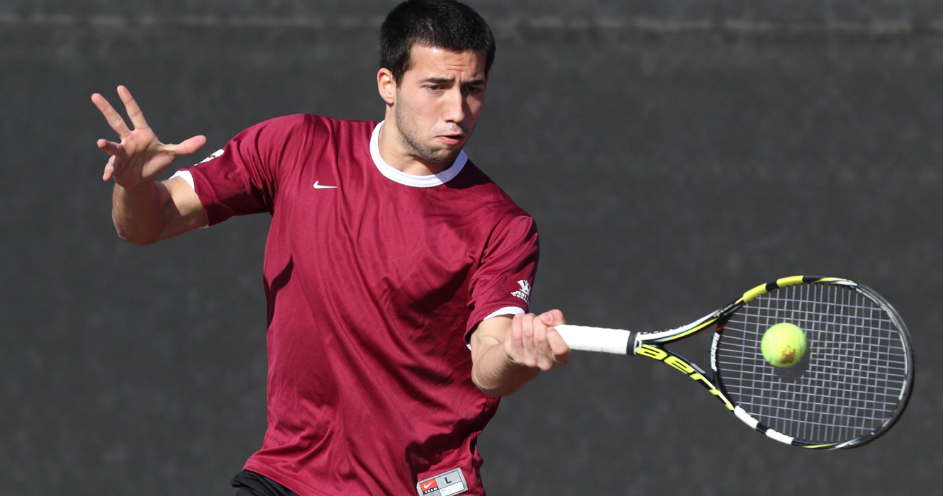 No. 49 Men's Tennis Tops New Mexico State 4-3