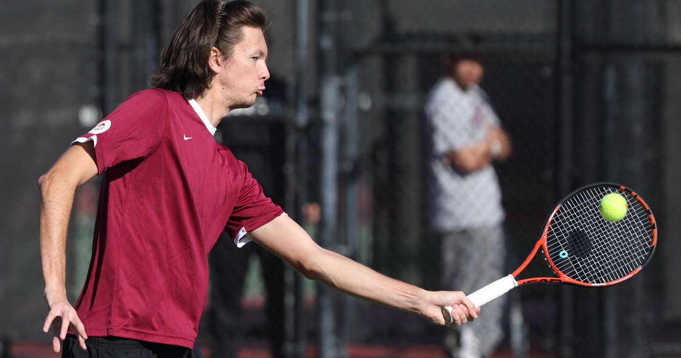 No. 74 Men's Tennis Bests Fresno State 4-0; Earns First Win Over Bulldogs in Program History