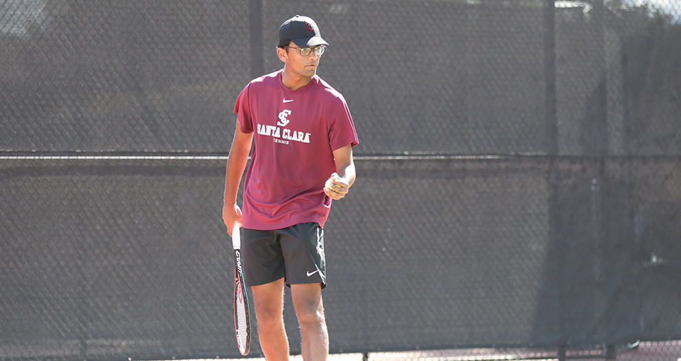 Shah Defeats Nationally Ranked Player; Men’s Tennis Falls to Stanford
