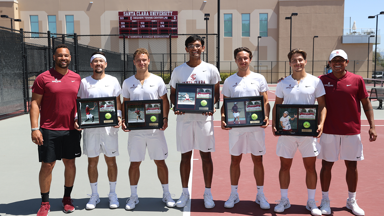 Men's Tennis Wraps Up Regular Season With A Win Over LMU On Senior Day