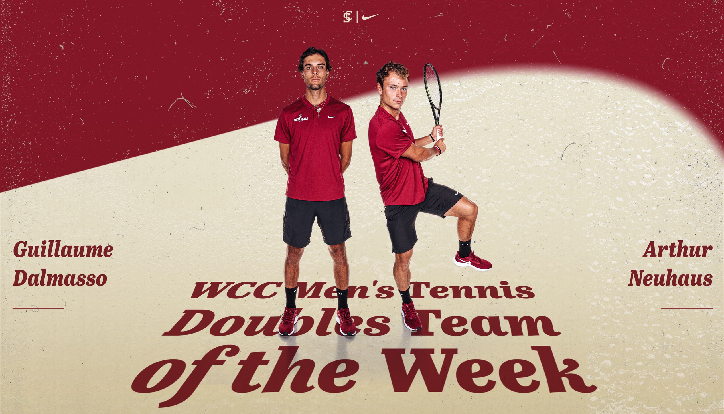 Dalmasso/Neuhaus Named WCC Men’s Tennis Doubles Team of the Week