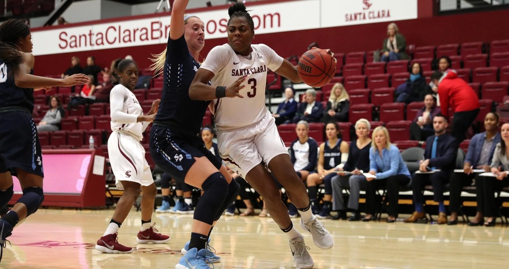 Berry's Career Night Lifts Women's Basketball Over San Diego