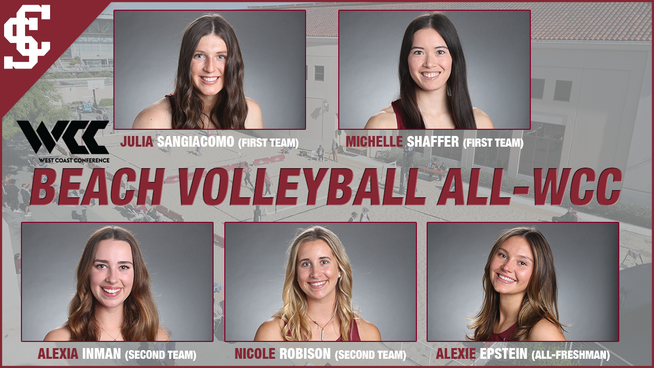 Five Broncos Named Beach Volleyball All-WCC
