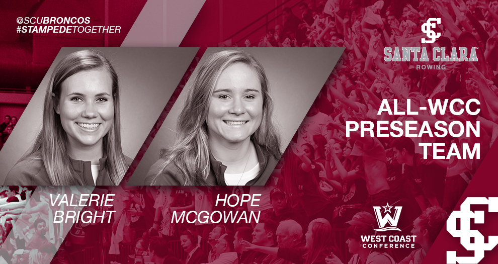 Two Named Preseason All-WCC for Women's Rowing