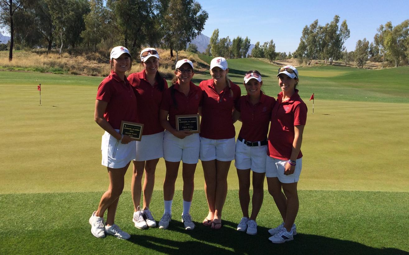 Women’s Golf Places Second; Freman Wins Scorecard Playoff For Individual Trophy At Cowgirl Classic