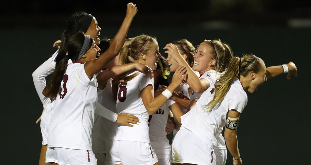 Double Overtime Win at No. 2 Stanford Puts Women's Soccer in Sweet 16