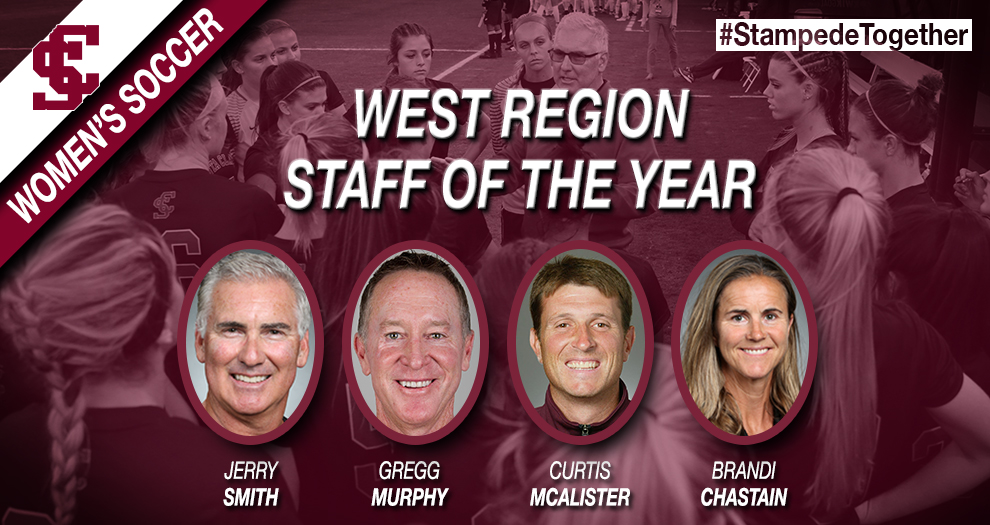 Women's Soccer Coaches Named West Region Staff of the Year