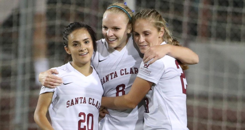 No. 6 Women's Soccer Gallops Past Cal Poly 5-1 Friday Night