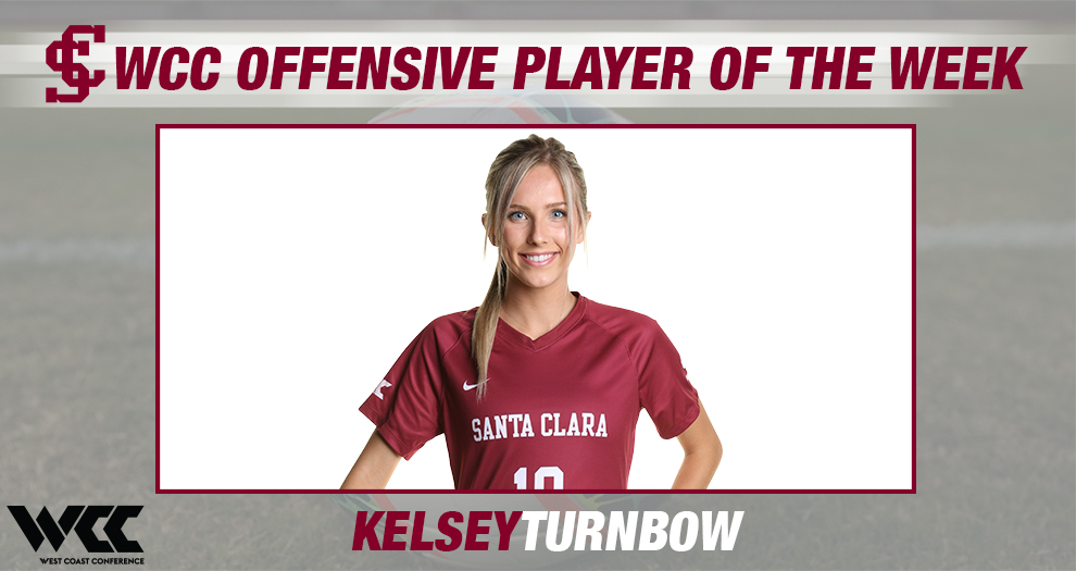 Kelsey Turnbow Nabs WCC Offensive Player of the Week Honors