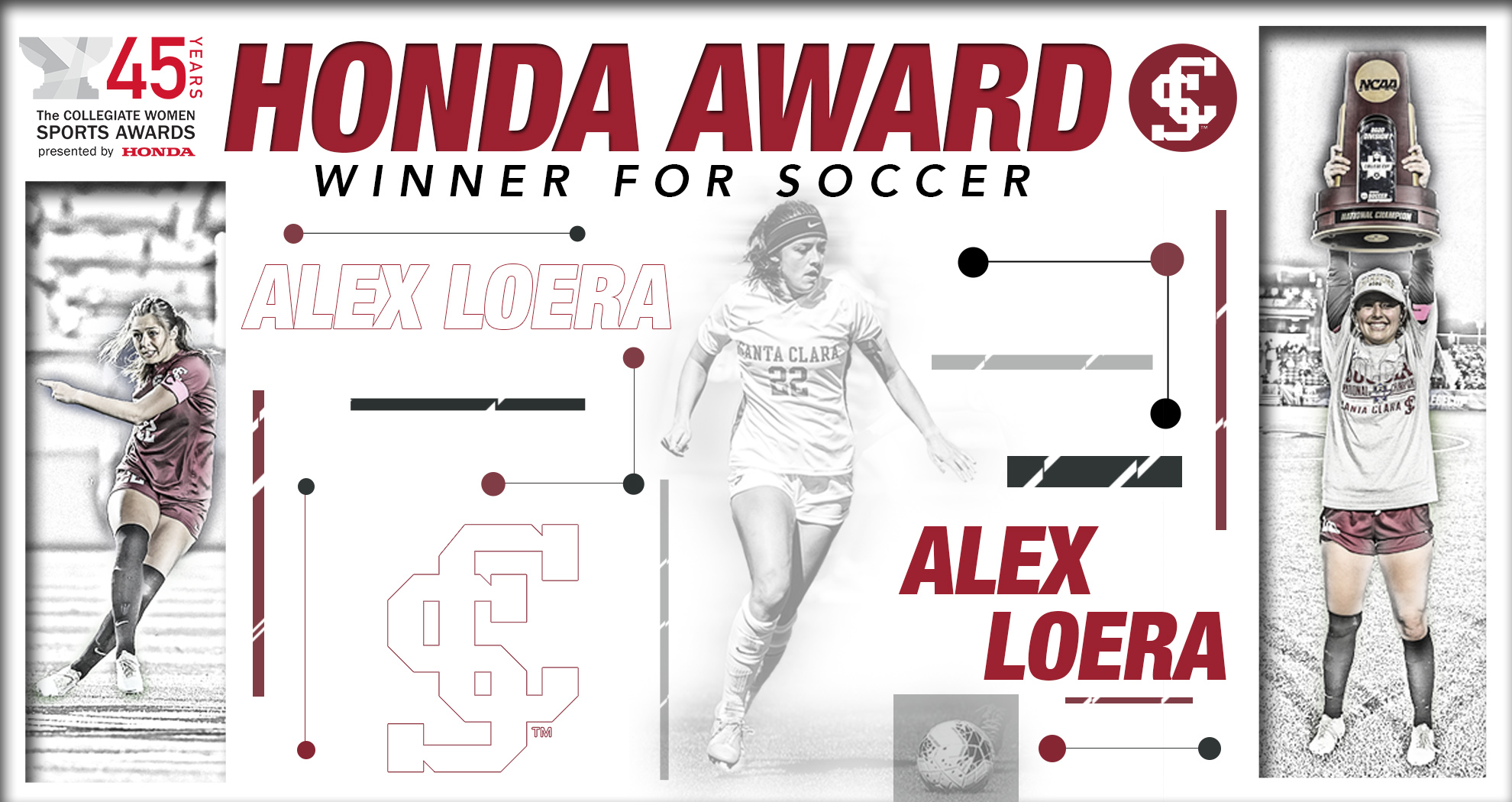 Alex Loera Wins Honda Award for Soccer