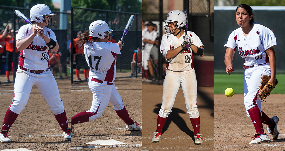 Four Bronco Softball Players Honored by WCC; Scribner Named Defensive Player of the Year