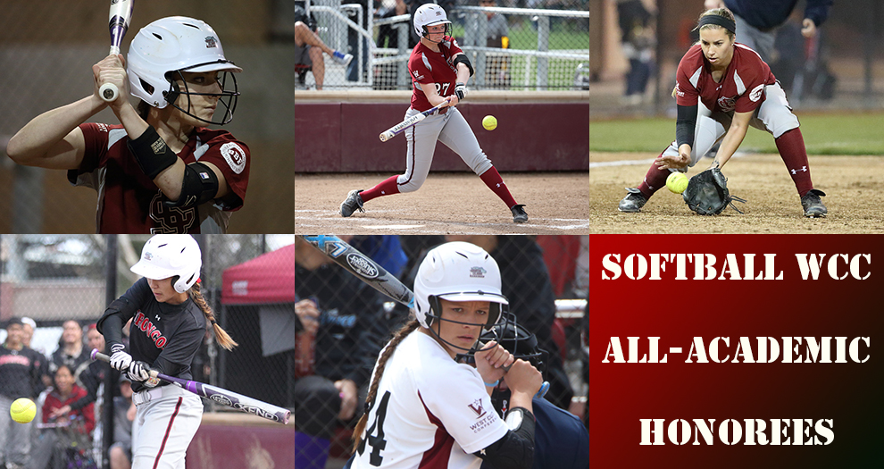 Five Softball Players Honored by WCC for Academics