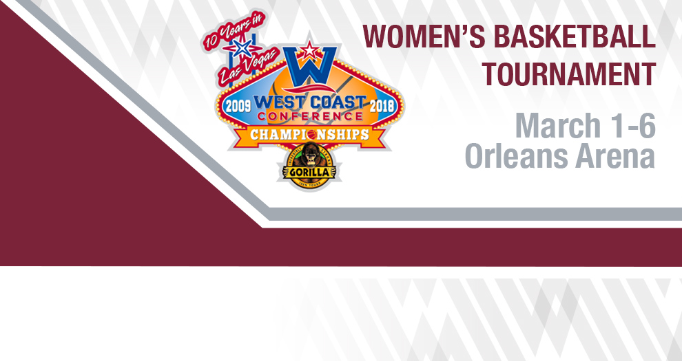 Women's Basketball Set as No. 9 Seed in WCC Tournament
