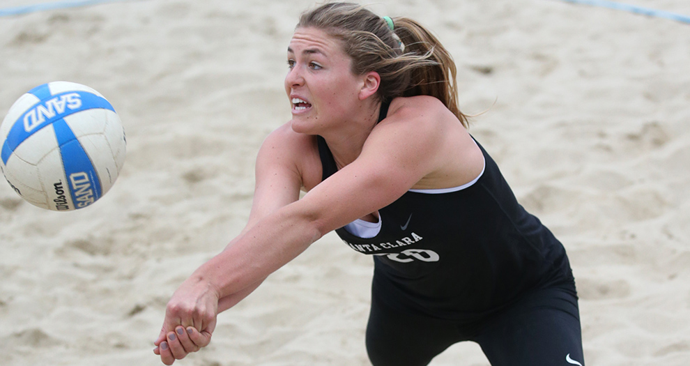 Danielle Rottman (pictured) and partner Nikki Hess are 15-4 in sets at the No. 2 position.