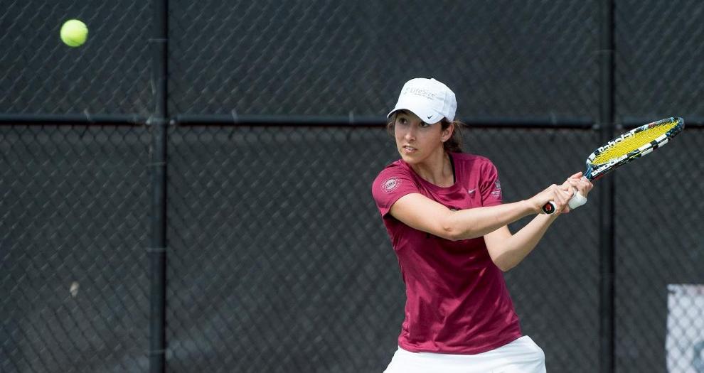 Women's Tennis Falls to No. 7 Stanford on the Road