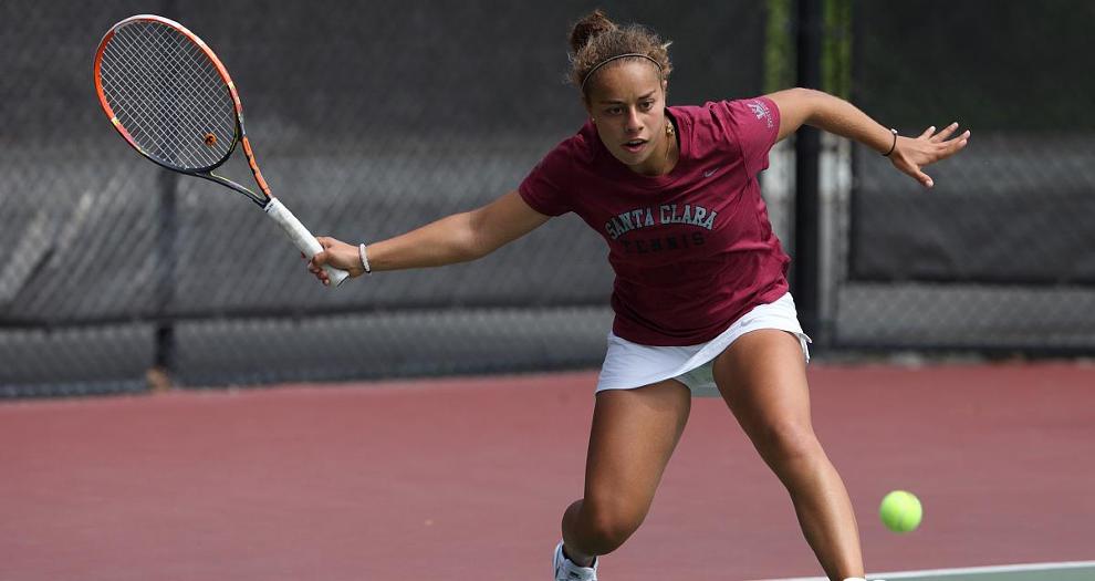 Strong doubles play by Women’s Tennis highlights day one action at St. Mary’s Invitational
