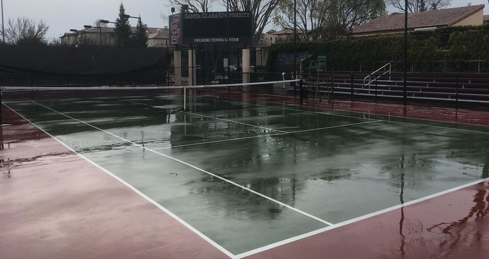 Saturday's Women's Tennis Match Against San José State Postponed Until Noon