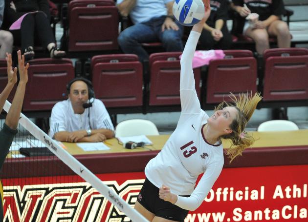 Volleyball's Knudsen Named WCC Player of the Week for Fourth Time in Her Bronco Career